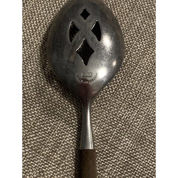 Epic Silver Japan Forged Stainless EPS10 MCM Style Pierced Serving Spoon - Picture 6 of 8